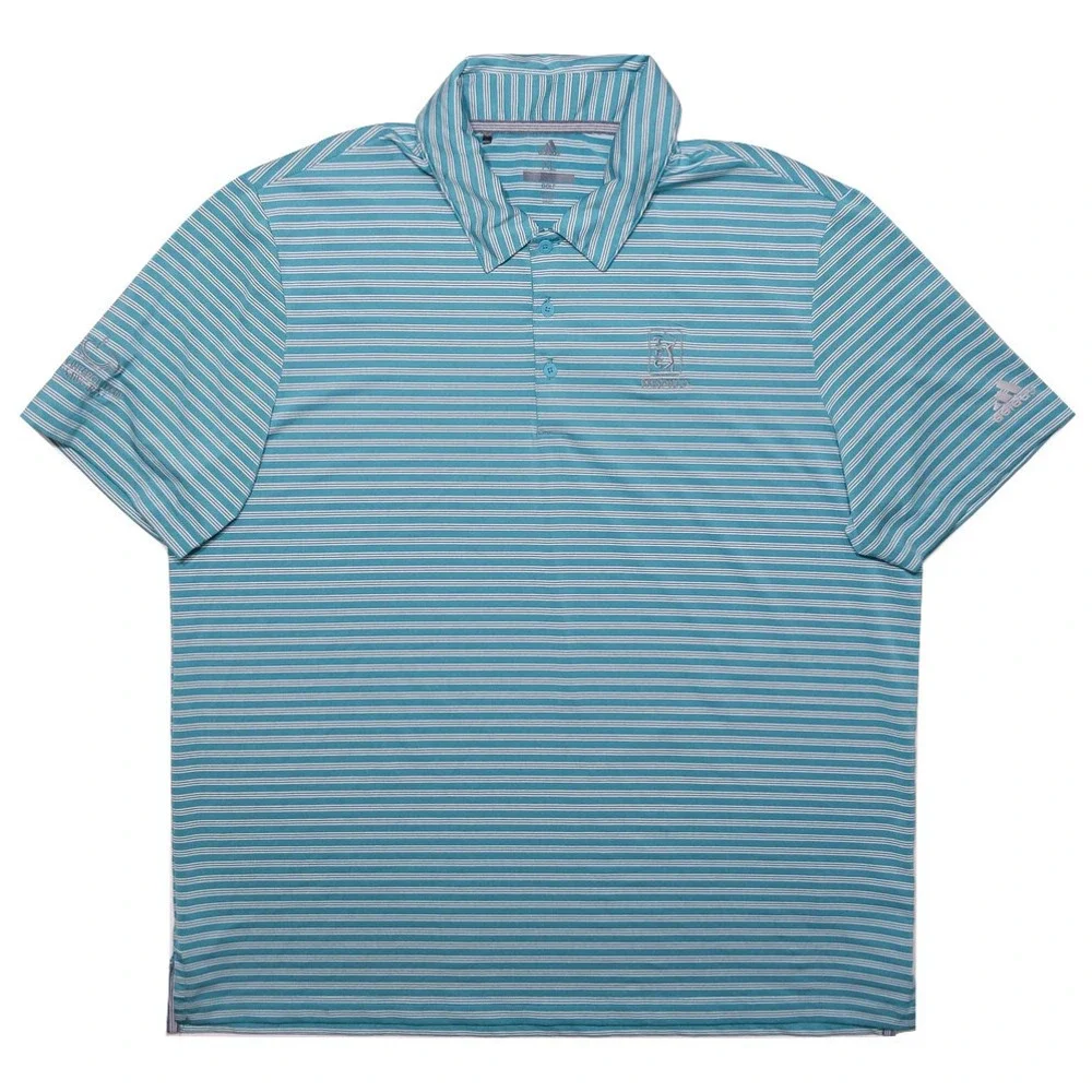 ADIDAS Golf Polo Shirt DQ1311 TPC Prestancia National Interclub Blue‎ Striped XL
